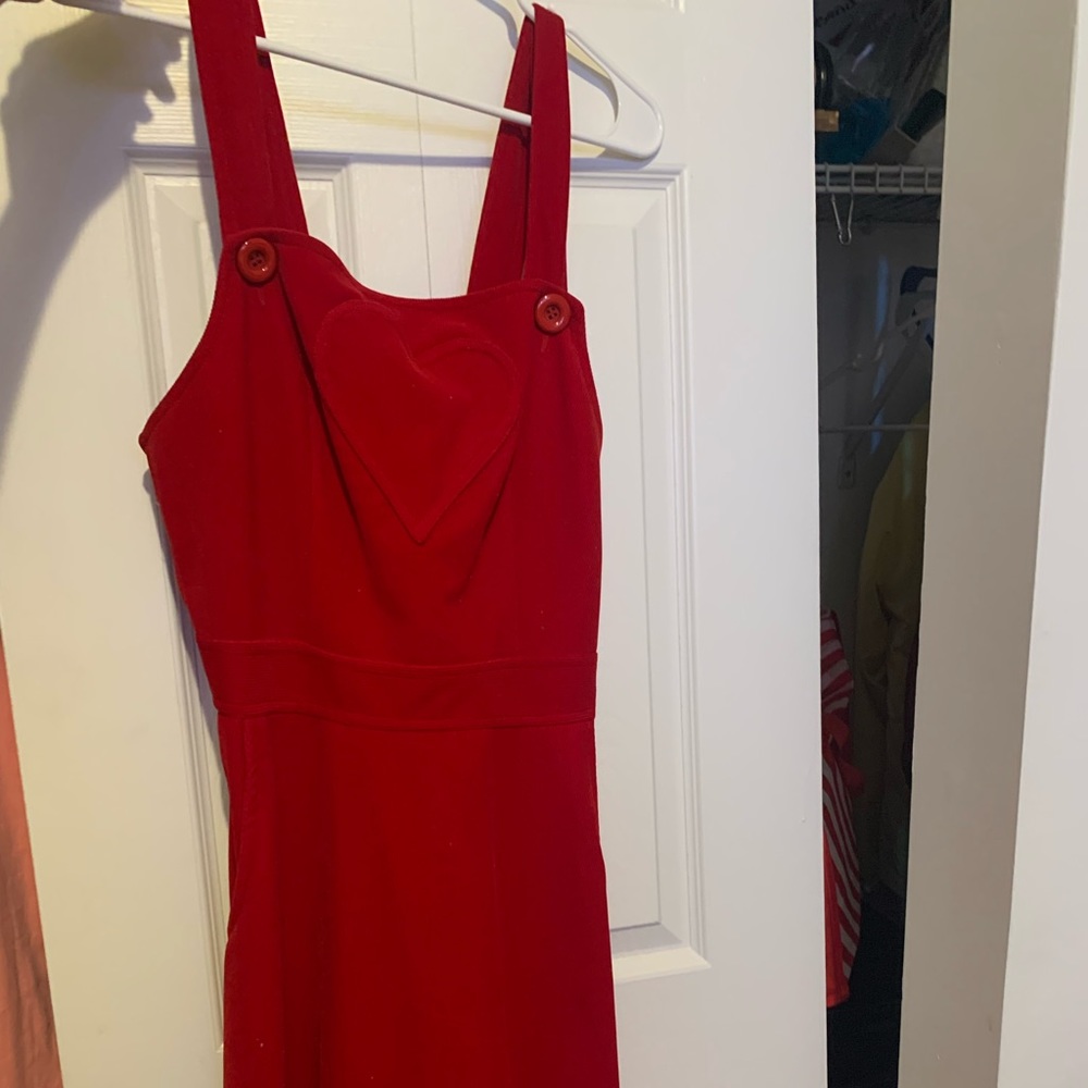 Voodoo Vixen Donita Dungaree Corduroy Dress